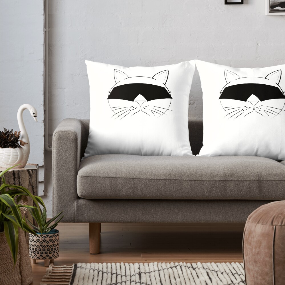 COOL Cat Series Throw Pillow