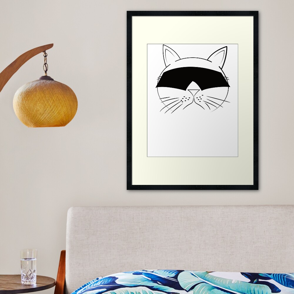 COOL Cat Series Framed Art Print