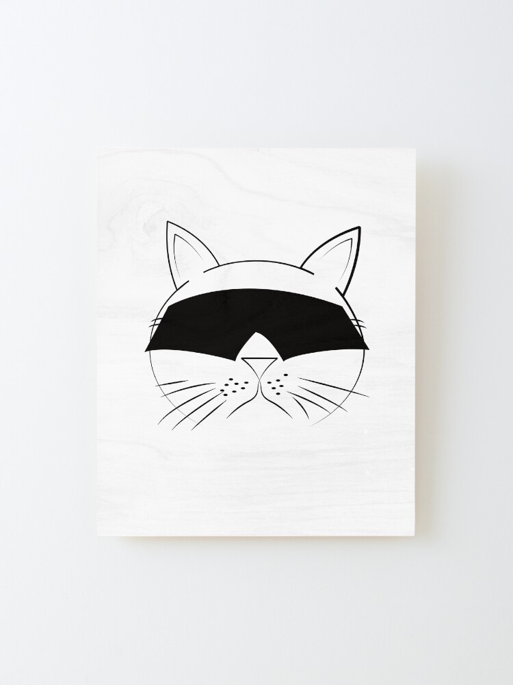 Alternate view of COOL Cat Series Mounted Print