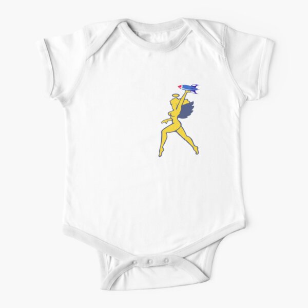 HELLS ANGELS WITH BOMB Short Sleeve Baby One-Piece
