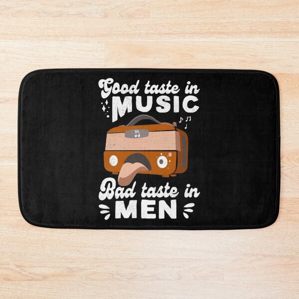 Item preview, Good Taste in Music Bad Taste in Men, Funny Music Vintage  designed and sold by ramenrose.