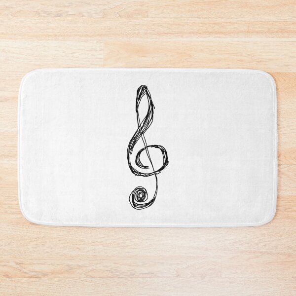 Item preview, Distressed Treble Clef Symbol (for light apparel) designed and sold by Michael Pilinski.