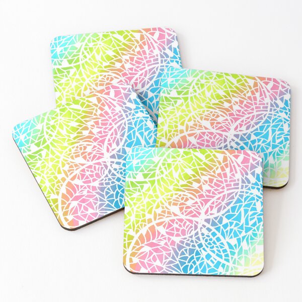 Item preview, Rainbow circles shattered shapes  designed and sold by MadebyCRO.