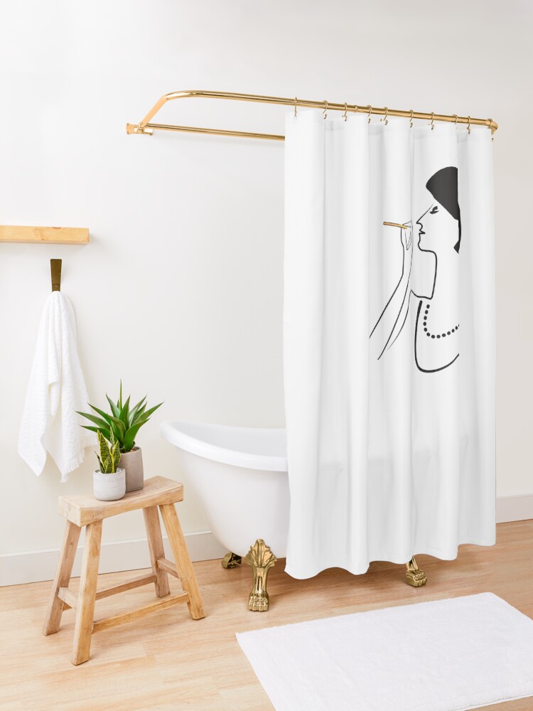 Alternate view of So CLASSY! Shower Curtain