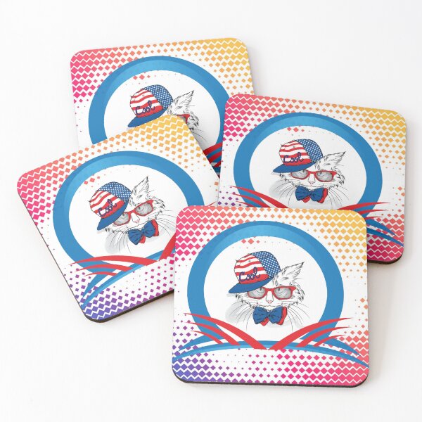 Item preview, Cool Cat for redbubble designed and sold by A1americanstore.