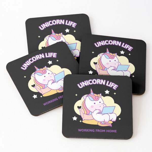 Item preview, Unicorn Life Working From Home designed and sold by Crafty-Mornings.