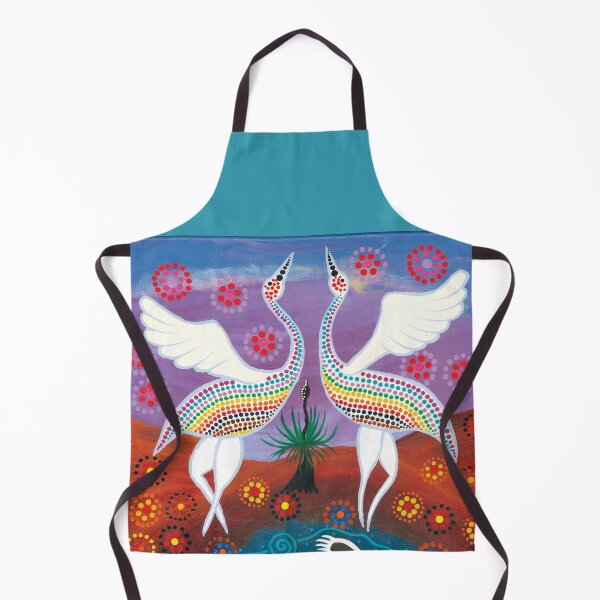 Item preview, Dancing Brolgas at the Waterhole designed and sold by MickAndoDesigns.