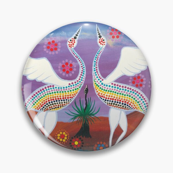 Item preview, Dancing Brolgas at the Waterhole designed and sold by MickAndoDesigns.