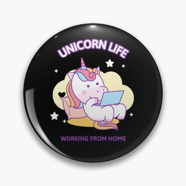 Item preview, Unicorn Life Working From Home designed and sold by Crafty-Mornings.