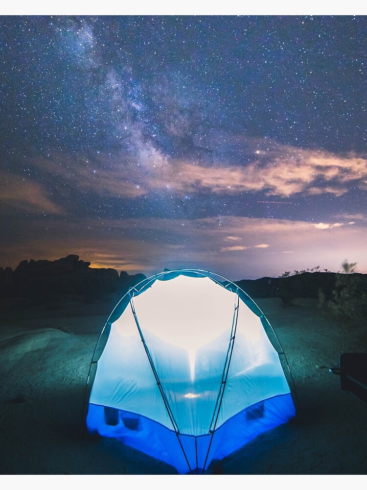 "Joshua Tree Dome Tent " Poster for Sale by rawlowbrow Redbubble