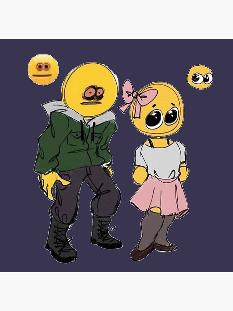 Cursed Emoji Couple - Cursed Emoji - Sticker