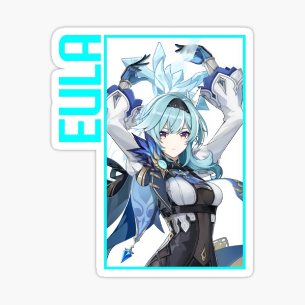 Eula Genshin Impact Stickers for Sale | Redbubble
