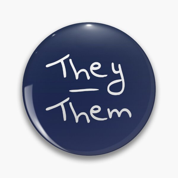Item preview, they them pronouns designed and sold by Reflection of You.