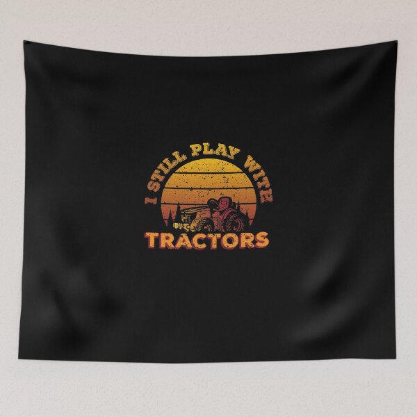 Item preview, Vintage Tractor | Still Play With Tractors Proud Farmer,Funny Vintage Farmer designed and sold by KOURCHAL ART.
