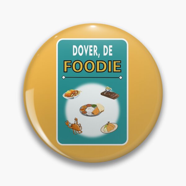 Item preview, Dover, Delaware  - Foodie - Agua Green Background designed and sold by ThisNThatImages.