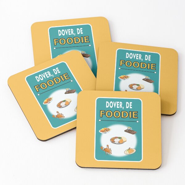Item preview, Dover, Delaware  - Foodie - Agua Green Background designed and sold by ThisNThatImages.