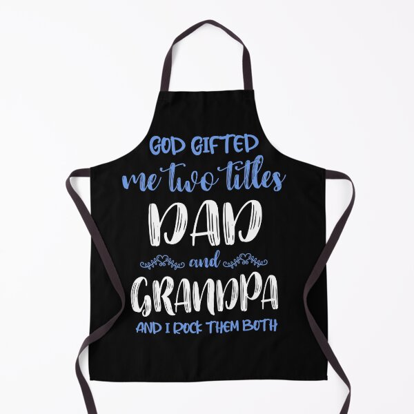 Item preview, God Gifted Me Two Titles Dad and Grandpa and I designed and sold by PinkyTree.