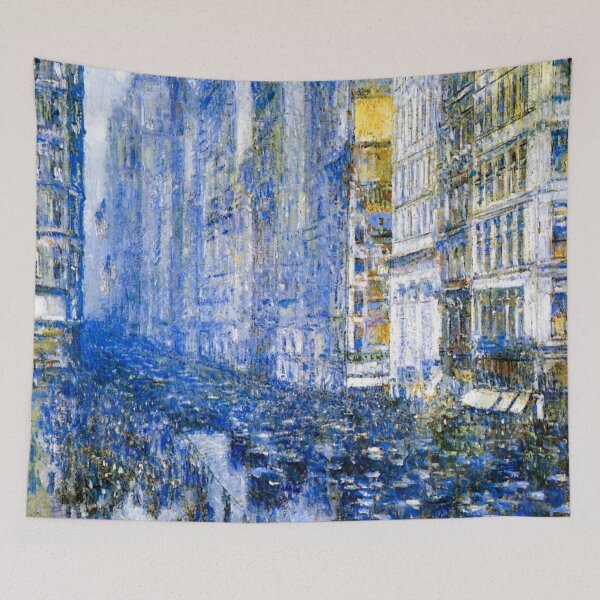 Item preview, Fifth Avenue In The Winter 1919 - Hassam Enhanced Artwork Reproduction designed and sold by molamode.
