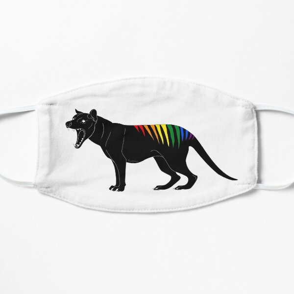 Thylacine - Classic Rainbow Flag Flat Mask