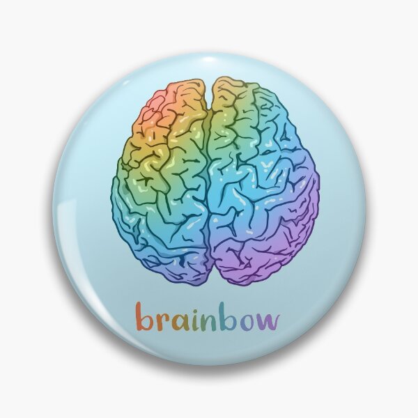 Item preview, Brainbow (Rainbow Brain!) designed and sold by KelseyLovelle.