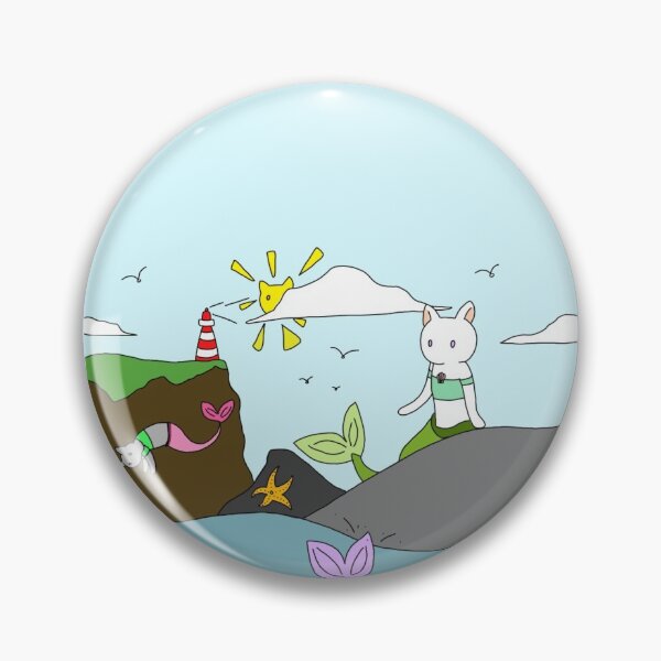 Item preview, Kitty Mermaid Cove designed and sold by theAliCat.