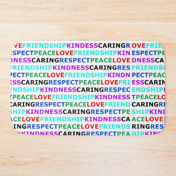 Item preview, Kindness, Caring, Respect, Peace, Love, Friendship designed and sold by FreeWillDesign.