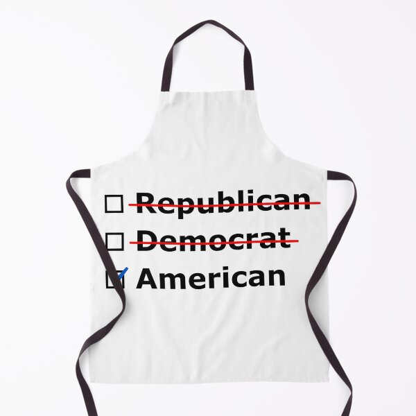 Item preview, Not Republican, Not Democrat, Just American! designed and sold by FreeWillDesign.