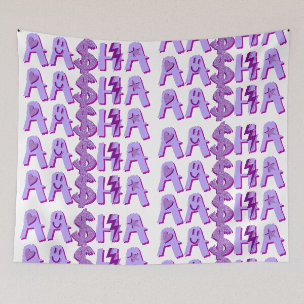 Item preview, AASHA name designed and sold by Julia Santos.