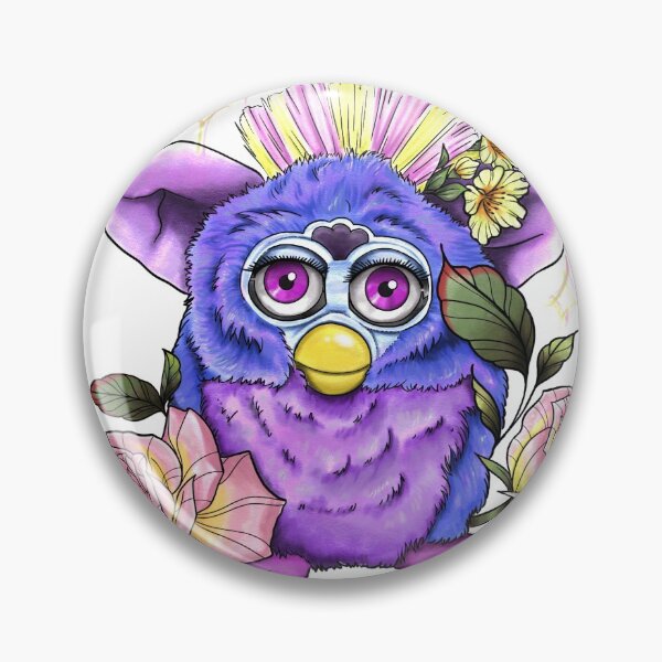 Item preview, Floral Furby- transparent background  designed and sold by Pomp-Siren-Art.