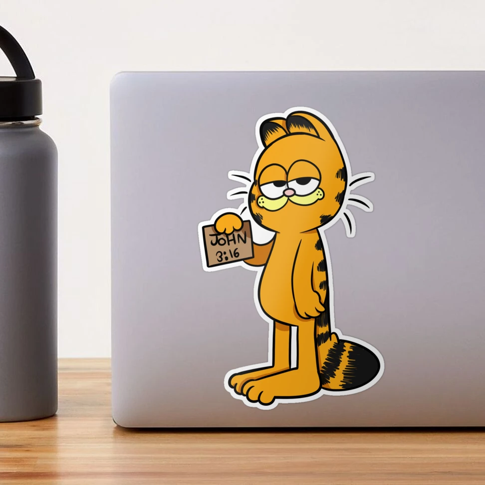 Instant Pot Vinyl Decal Garfield Eat Your Heart Out Instapot Pressure Cooker  IP Garfield the Cat 3 Sizes Available 