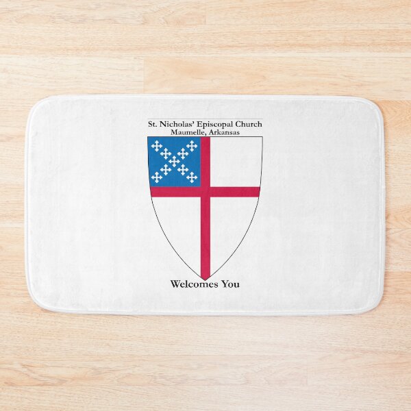 Item preview, St. Nicholas’ Episcopal Church - Maumelle, Arkansas - Traditional Shield Welcomes You PNG Cut-Out designed and sold by litmusician.