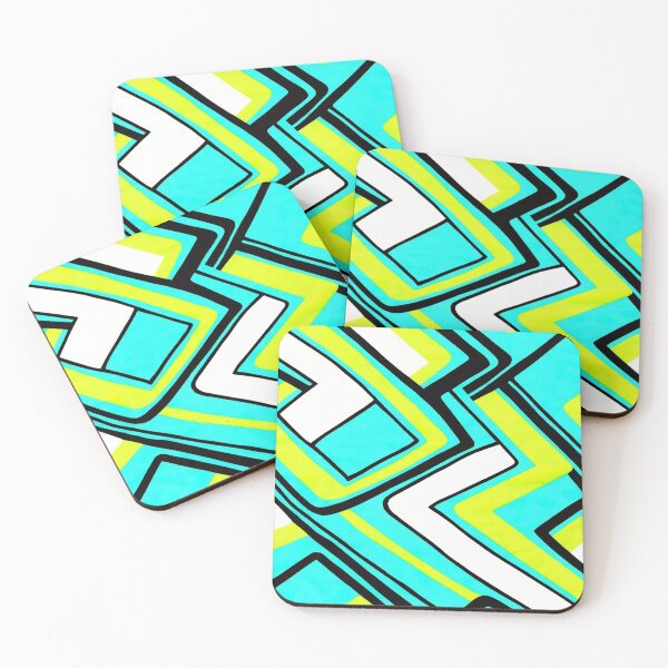 Item preview, Bright Colored Abstract Painting designed and sold by MeroniGDesign.