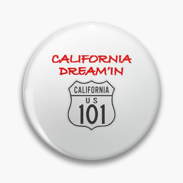 Item preview, Signs - California Dreamin - California Highway 101 wo Backgrnd designed and sold by Military Insignia Products.