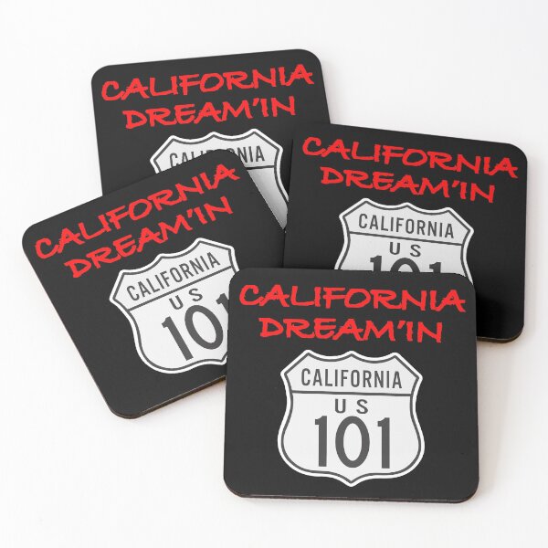 Item preview, Signs - California Dreamin - California Highway 101 wo Backgrnd designed and sold by Military Insignia Products.