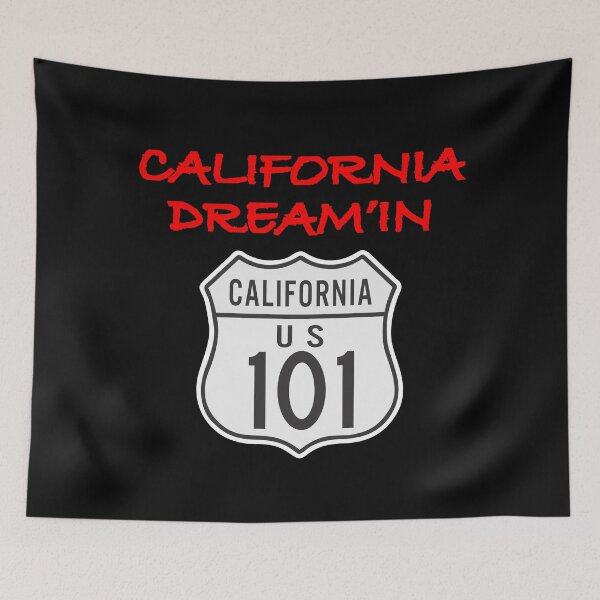 Item preview, Signs - California Dreamin - California Highway 101 wo Backgrnd designed and sold by Military Insignia Products.