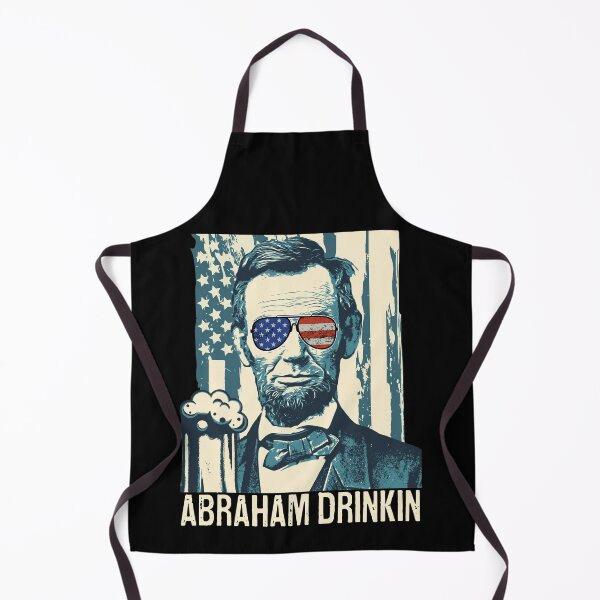 Item preview, Abraham Drinkin 4th of July Beer Drinker USA Flag Graphic designed and sold by wdyoungblood.