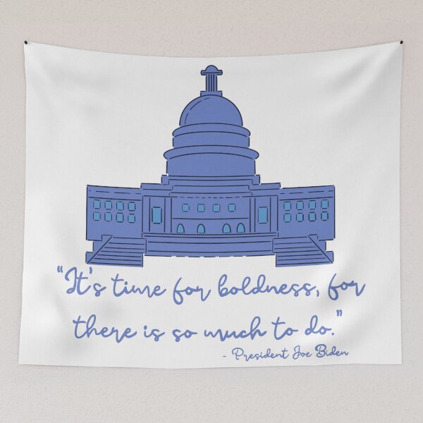 Item preview, Joe Biden Inaugural Address “It’s Time For Boldness”  designed and sold by GrellenDraws.