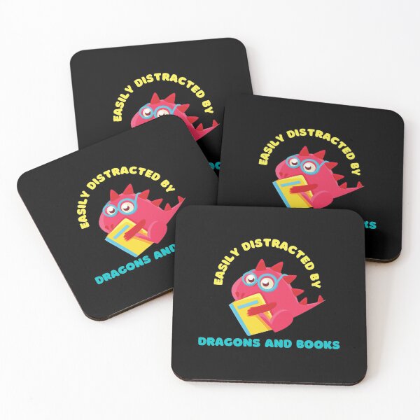 Item preview, Easily Distracted By Dragons And Books designed and sold by Beracah.