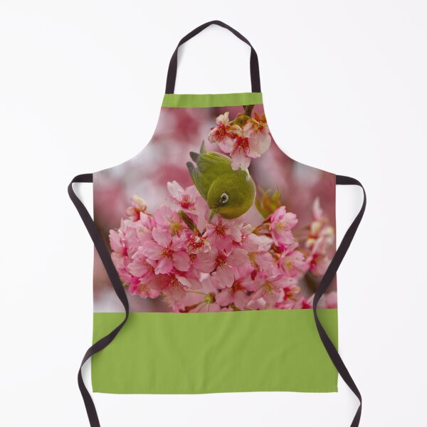Item preview, A Mejiro amongst Cherry Blossoms designed and sold by Katharina Weilnböck.