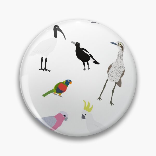 Item preview, Birds of Australia Pattern - White designed and sold by Digitaldingo.