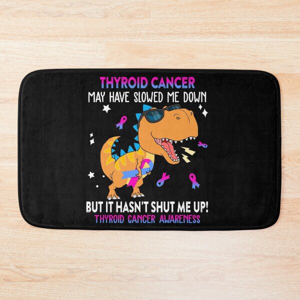 Item preview, Thyroid Cancer Awareness Dinosaur Lover Thyroid Cancer Warrior Gift designed and sold by Sabfit.