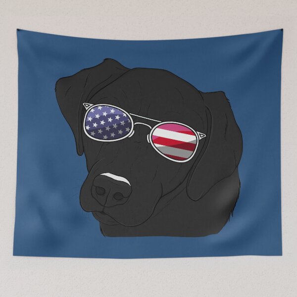 Item preview, American Black Labrador  designed and sold by rmcbuckeye.