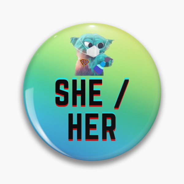 Artikelvorschau, Super COVID-19 Beebo Sie / Ihr Pronomen entworfen und verkauft von Vancouver-Girl.