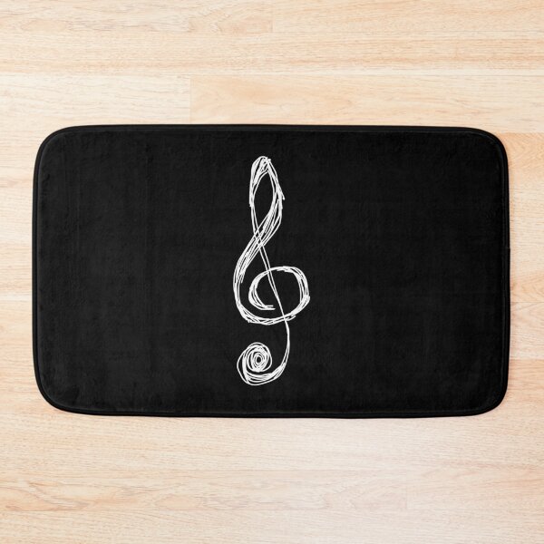 Item preview, Distressed Treble Clef Symbol (for dark apparel) designed and sold by Michael Pilinski.