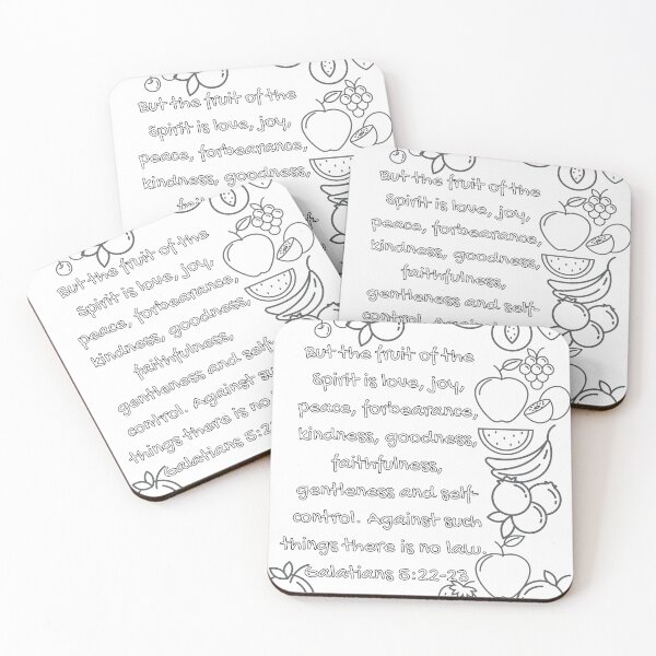 Item preview, Coloring | Galatians 5:22-23 | Fruits designed and sold by LoveGen.