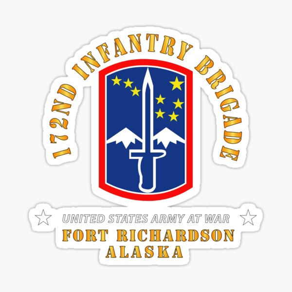 Item preview, Army - 172nd In Bde - Ft Richardson AK X 300 designed and sold by Military Insignia Products.