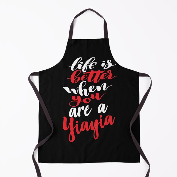 Item preview, Life Is Better When You Are A Yiayia Growing Up Greek Greece White Red Lettering designed and sold by ProjectX23.