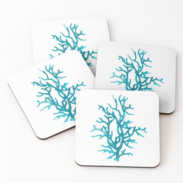 Item preview, Aquamarine coral designed and sold by hamptonstyle.