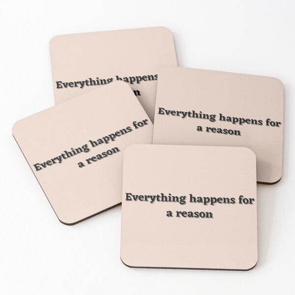 Item preview, Everything happens for a reason designed and sold by Groehs.