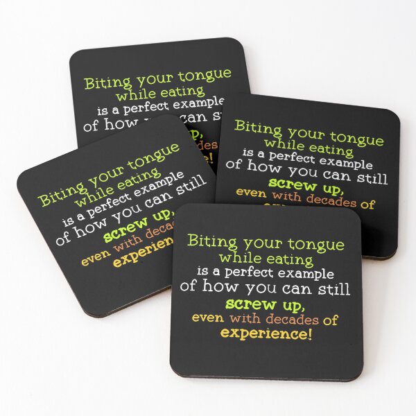Item preview, BITING YOUR TONGUE designed and sold by THE AMERICAN TEEVANGELIST.
